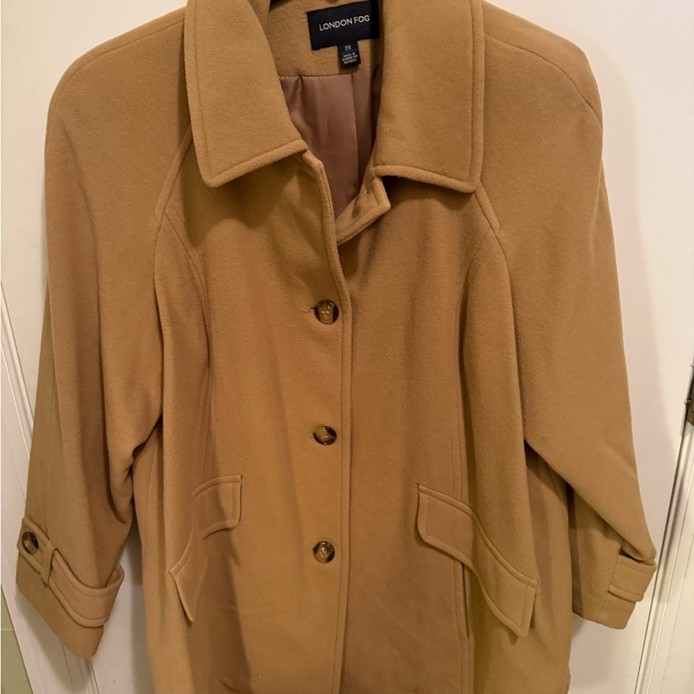 London Fog Women's Tan Trench Coat